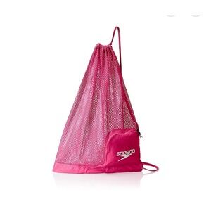 Speedo Ventilator Mesh Equipment Bag Pink Backpack‎